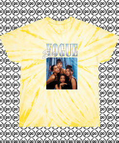 En Vogue Rapper Cyclone Tie Dye T Shirt Pale Yellow