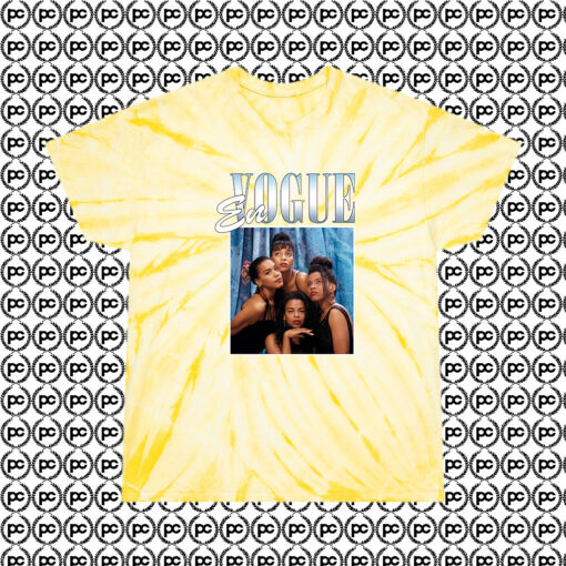 En Vogue Rapper Cyclone Tie Dye T Shirt Pale Yellow