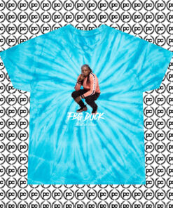 FBG Duck Rest in Peace Cyclone Tie Dye T Shirt Turquoise