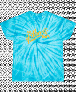 Fatback Band Vintage Cyclone Tie Dye T Shirt Turquoise