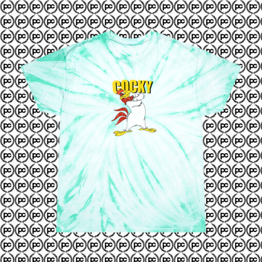 Foghorn Leghorn Cocky Character Cartoon Cyclone Tie Dye T Shirt Mint