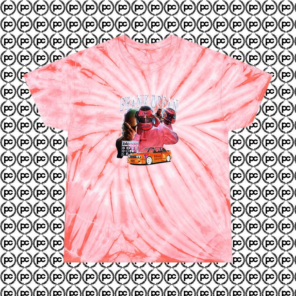 Frank Ocean Blonde Car Cool 90s Rapper Cyclone Tie-Dye T-Shirt -  Peanutsclothes.com