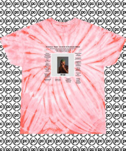 Frank Ocean Emotionally Cyclone Tie Dye T Shirt Coral