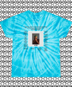 Frank Ocean Emotionally Cyclone Tie Dye T Shirt Turquoise