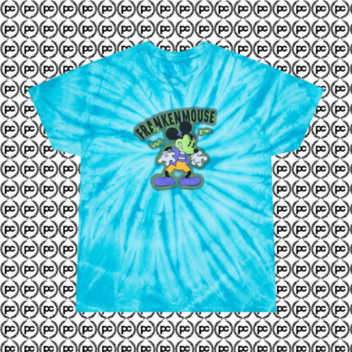 Franken Mouse Cyclone Tie Dye T Shirt Turquoise