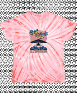 Get High The Rockies Cyclone Tie Dye T Shirt Coral