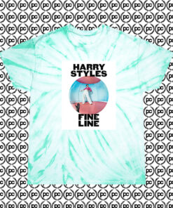 Harrys Fine Lines Cyclone Tie Dye T Shirt Mint