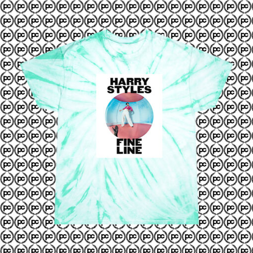 Harrys Fine Lines Cyclone Tie Dye T Shirt Mint