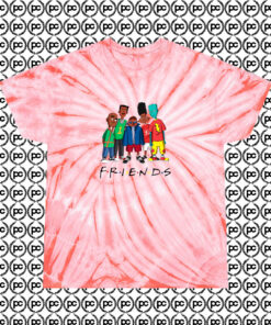 Hey Arnold We Are Back Friends TV Show Cyclone Tie Dye T Shirt Coral