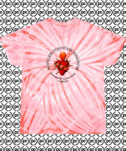 Hopeless Burning Heart Halsey Cyclone Tie Dye T Shirt Coral