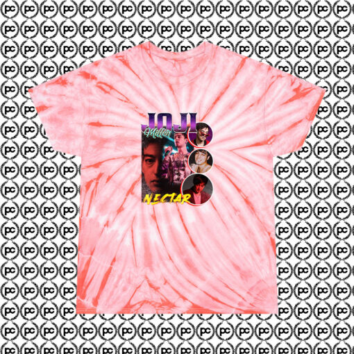 Joji Miller Nectar 90s Retro Cyclone Tie Dye T Shirt Coral