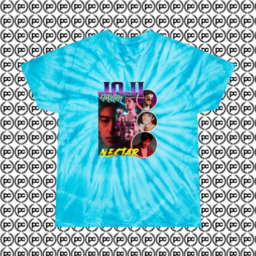 Joji Miller Nectar 90s Retro Cyclone Tie Dye T Shirt Turquoise