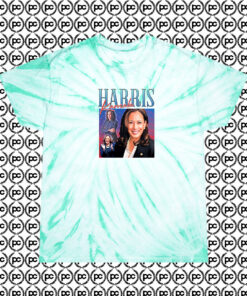 Kamala Harris Cyclone Tie Dye T Shirt Mint