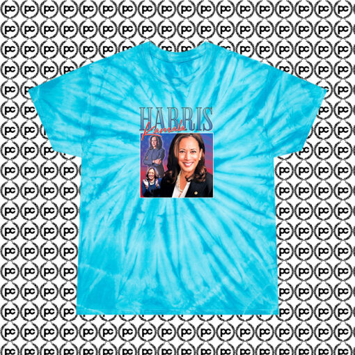 Kamala Harris Cyclone Tie Dye T Shirt Turquoise