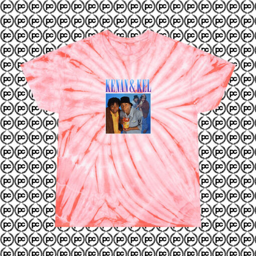 Kenan Kel Rapper Cyclone Tie Dye T Shirt Coral