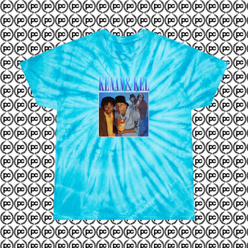 Kenan Kel Rapper Cyclone Tie Dye T Shirt Turquoise