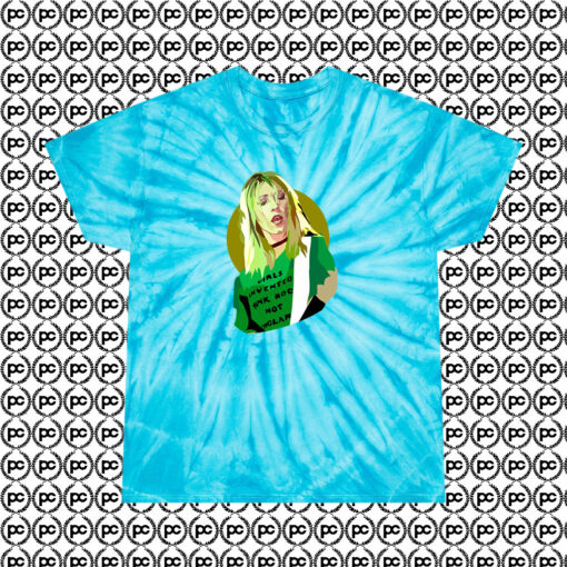 Kim Gordon New Cyclone Tie Dye T Shirt Turquoise