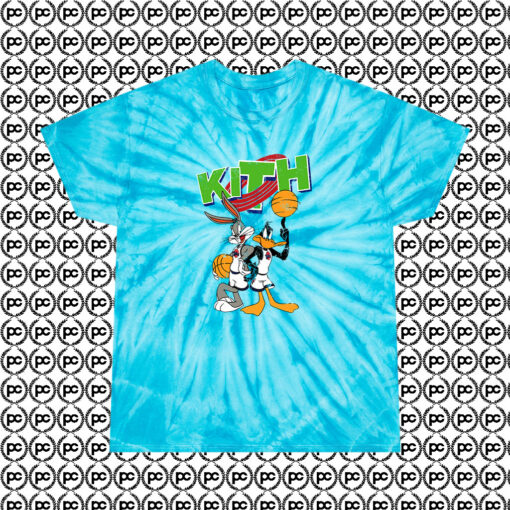 Kith Space Jam Cyclone Tie Dye T Shirt Turquoise