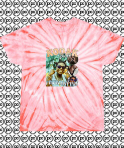 Kodak Black Pimpin Aint Eazy 90s Retro Cyclone Tie Dye T Shirt Coral