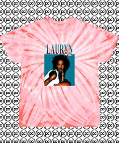 Lauryn Hill Fugees 1990s Cyclone Tie Dye T Shirt Coral