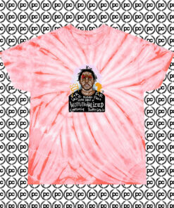 Legendary Kendrick Lamar Grafitty Art Cyclone Tie Dye T Shirt Coral