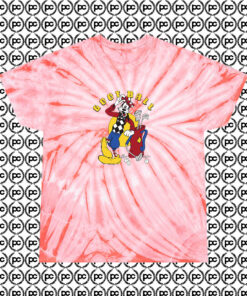 Mickey Co Goofy Goofball 90s Vintage Cyclone Tie Dye T Shirt Coral