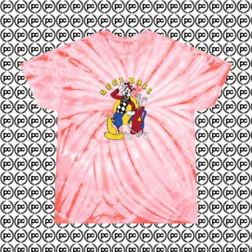 Mickey Co Goofy Goofball 90s Vintage Cyclone Tie Dye T Shirt Coral