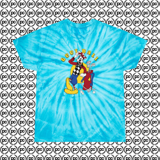 Mickey Co Goofy Goofball 90s Vintage Cyclone Tie Dye T Shirt Turquoise