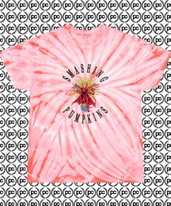 Mission To Mars Smashing Pumpkins W Cyclone Tie Dye T Shirt Coral