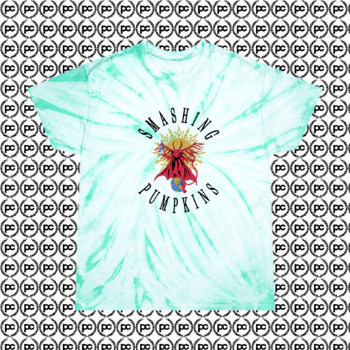 Mission To Mars Smashing Pumpkins W Cyclone Tie Dye T Shirt Mint