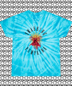 Mission To Mars Smashing Pumpkins W Cyclone Tie Dye T Shirt Turquoise