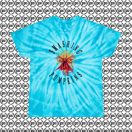 Mission To Mars Smashing Pumpkins W Cyclone Tie Dye T Shirt Turquoise