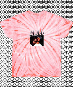 Mobb Deep Rapper Cyclone Tie Dye T Shirt Coral