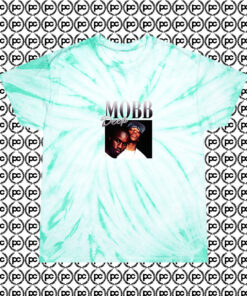 Mobb Deep Rapper Cyclone Tie Dye T Shirt Mint