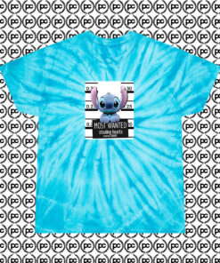 Most Wanted Stealing Hearts Stitch Cyclone Tie Dye T Shirt Turquoise