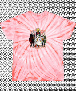 My Hero Academia Halloween Cyclone Tie Dye T Shirt Coral