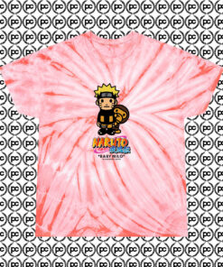 Naruto X Bape Cyclone Tie Dye T Shirt Coral