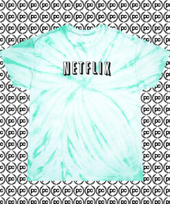 Netflix Cyclone Tie Dye T Shirt Mint