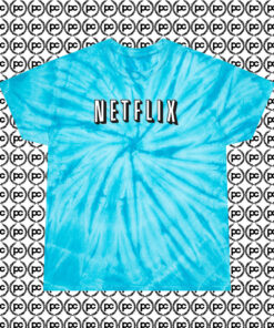 Netflix Cyclone Tie Dye T Shirt Turquoise