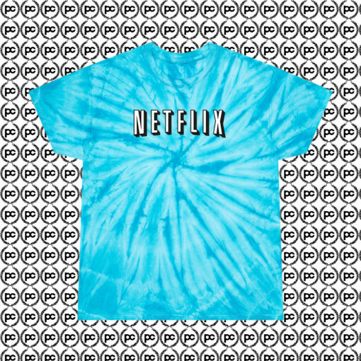 Netflix Cyclone Tie Dye T Shirt Turquoise