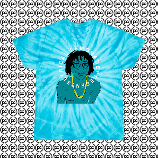 New Lil Tecca Merch Cyclone Tie Dye T Shirt Turquoise