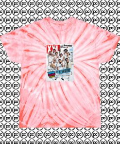 New Wave Rapper Cyclone Tie Dye T Shirt Coral