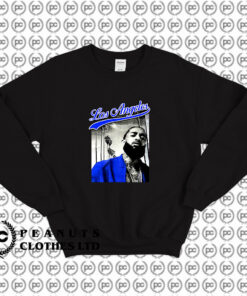 Nipsey Hussle Blue Los Angeles Sweatshirt