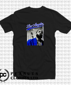 Nipsey Hussle Blue Los Angeles T Shirt