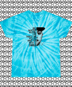 No Matter Where Life Mac Miller Custom Cyclone Tie Dye T Shirt Turquoise