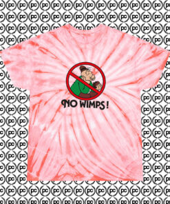 No Whimps Vintage Cyclone Tie Dye T Shirt Coral