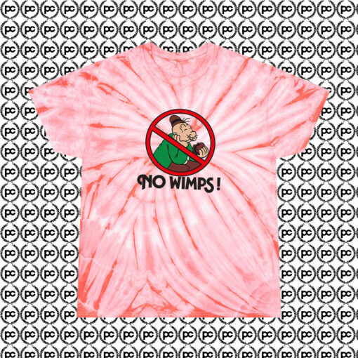 No Whimps Vintage Cyclone Tie Dye T Shirt Coral