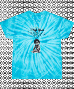 Notorious BIG It Was All a Dream Cyclone Tie Dye T Shirt Turquoise