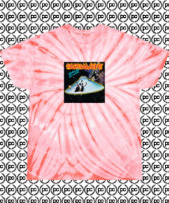 Parliament Mothership Connection Cyclone Tie Dye T Shirt Coral