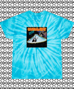 Parliament Mothership Connection Cyclone Tie Dye T Shirt Turquoise